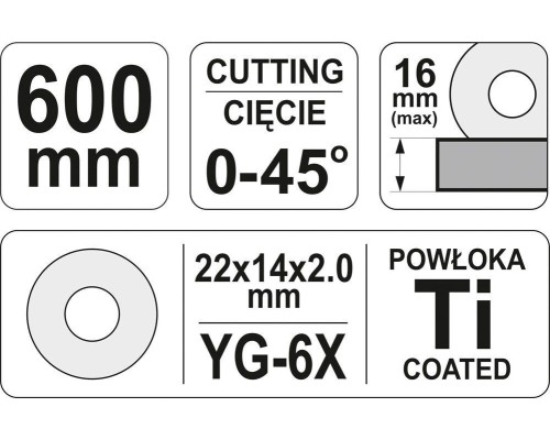 Плиткорез ручной 600 мм YATO YT-3707