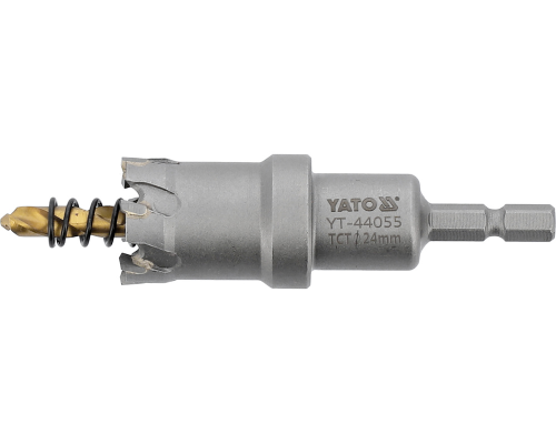 Коронка TCT по металлу 24мм YATO YT-44055