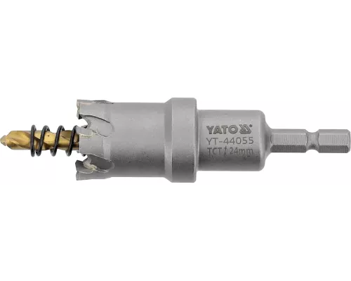 Коронка TCT по металлу 24мм YATO YT-44055