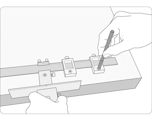 Шаблон для маркировки отверстий YATO YT-44130