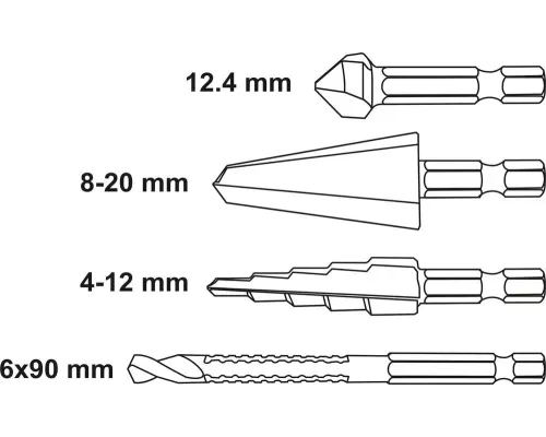 Универсальный набор сверл по металлу YATO YT-44705
