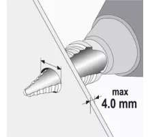 Конусное ступенчатое сверло 4-22мм YATO YT-44741