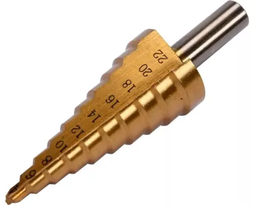 Конусное ступенчатое сверло 4-22мм YATO YT-44741