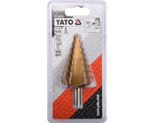 Сверло ступенчатое по металлу YATO YT-44742