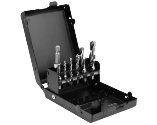 Набор сверл метчиков М3-М10 7шт YATO YT-44849