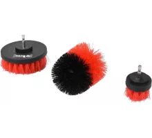 YT-47553 Набор щеток нейлоновых для дрели, хвостовик HEX, 3шт, YATO, 5906083062476 (CN)