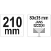 Щипцы для формирования профилей 210 мм 80х35 YATO YT-5140