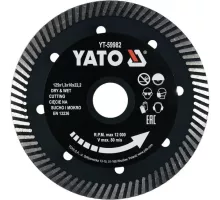 Диск отрезной алмазный "TURBO" 125 мм YATO YT-59982