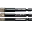 Набор алмазных сверл по керамике 3 шт YATO YT-60409