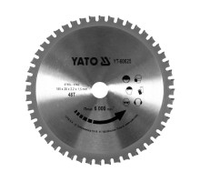 Пильный диск WIDIA для стали 185/48T 20мм YATO YT-60625