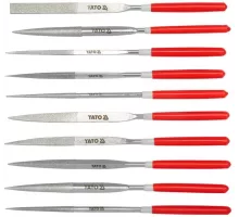 Алмазные надфили 4х160х50 мм, набор 10 шт. YATO YT-6151