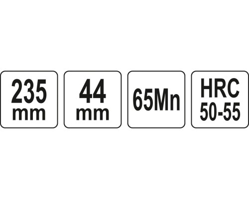 Рубанок ручной по дереву 235 мм YATO YT-62900