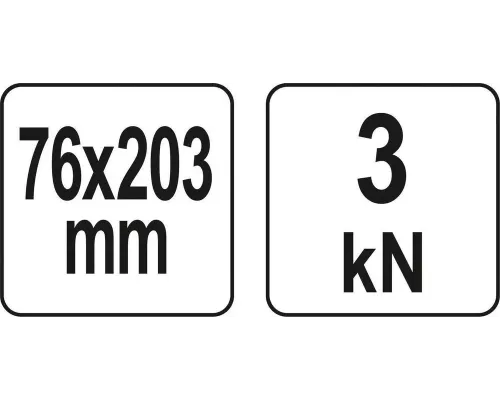 Зажим столярный 76x203 мм YATO YT-64191 Зажим столярный 76x203 мм YATO YT-64191