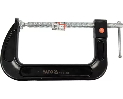 Зажим типа C с ускоренным ходом винта YATO YT-64263 Зажим типа C с ускоренным ходом винта YATO YT-64263