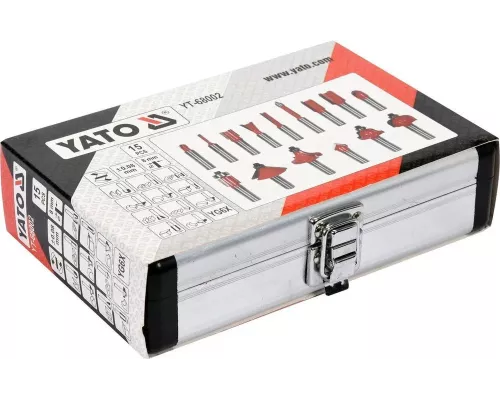 Набор фрез концевых по дереву YATO YT-68002