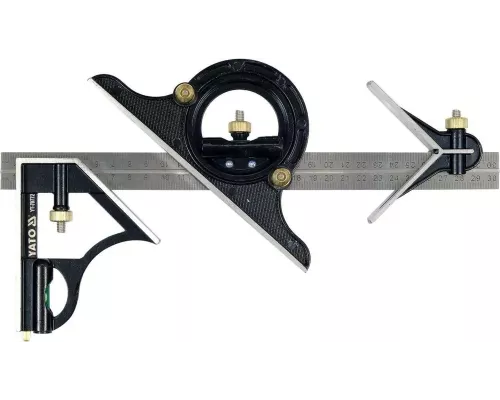 Многофункциональный угол 300 мм с уголком и центровочным уголком YATO YT-70772