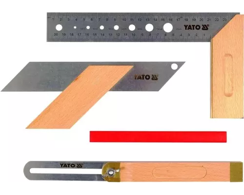 Набор уголков из дерева 3 шт YATO YT-70823