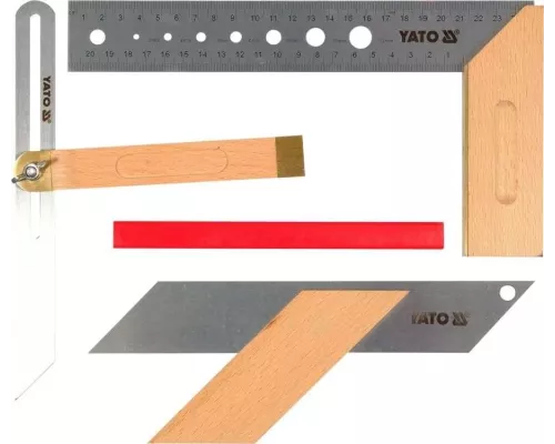 Набор уголков из дерева 3 шт YATO YT-70823