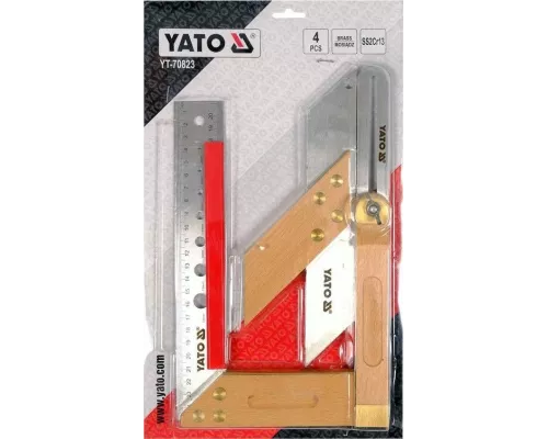 Набор уголков из дерева 3 шт YATO YT-70823