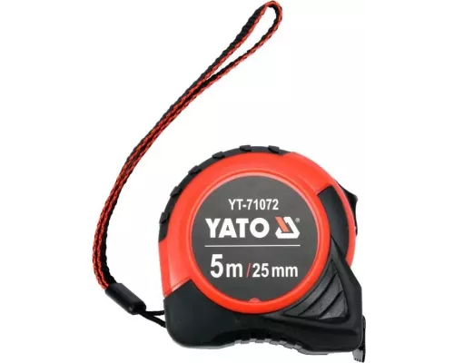 Рулетка стальная 5м х 25мм YATO YT-71072 Рулетка стальная 5м х 25мм YATO YT-71072