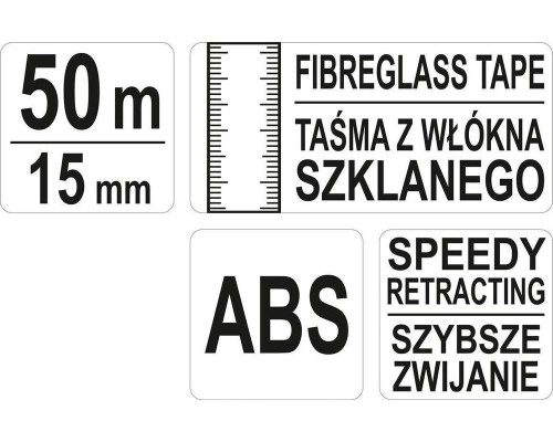 Рулетка геодезическая 50 м YATO YT-71541