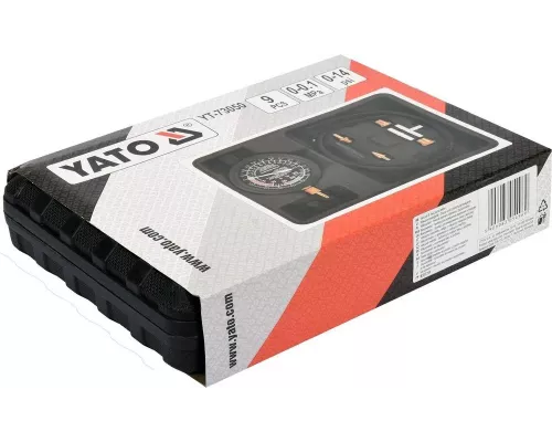 Тестер давления топлива и вакуума 9 пр. YATO YT-73050