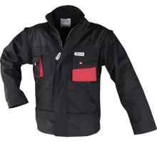 Рабочая куртка черная YATO YT-8024 размер XXL