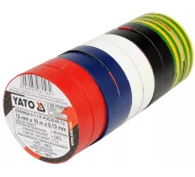 Набор лент изоляционных 12х10 м YATO YT-8156