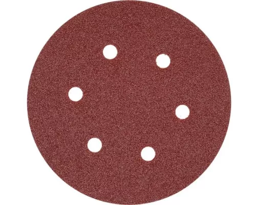 Абразивный диск VELCRO 6 отверстий P240 150мм 50шт YATO YT-834589