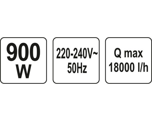 Погружной насос 900 Вт YATO YT-85333