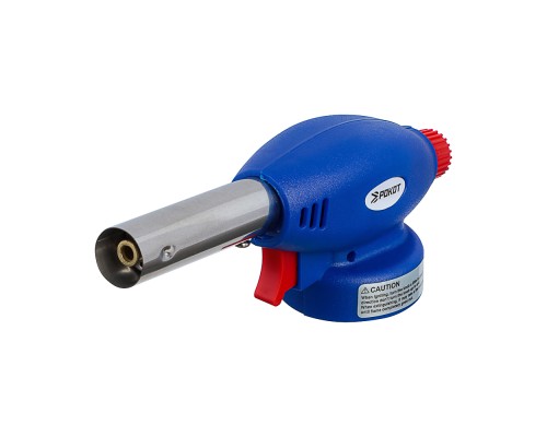 РОКОТ Горелка газ. с пьезорозжигом, цанговый захват, сопло 19мм, 17х6,6х5,1см