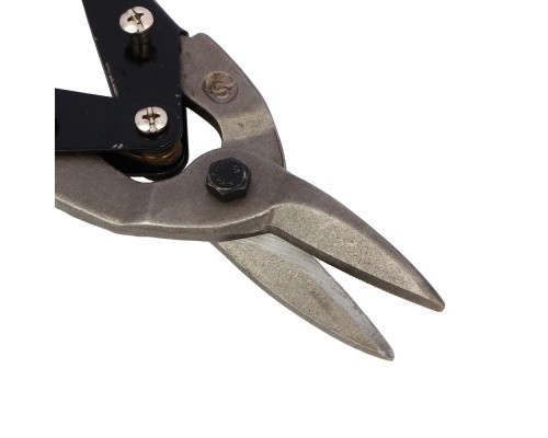 РОКОТ Ножницы по металлу 250 мм, пластиковая рукоятка, прямой