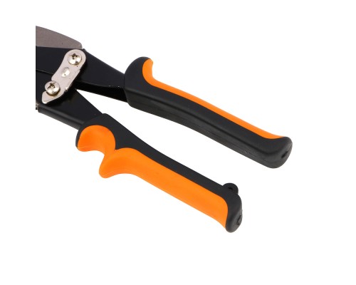 ЕРМАК Ножницы по металлу 250 мм, двухкомпонентная рукоятка, прямой