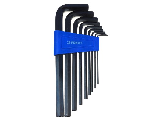 РОКОТ Набор ключей - шестигранников 2,0-12мм, удл.,9шт.