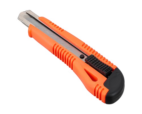 ЕРМАК/Headman Нож универсальный 18мм, метал.направ.,Autolock, +запасное лезвие, блистер