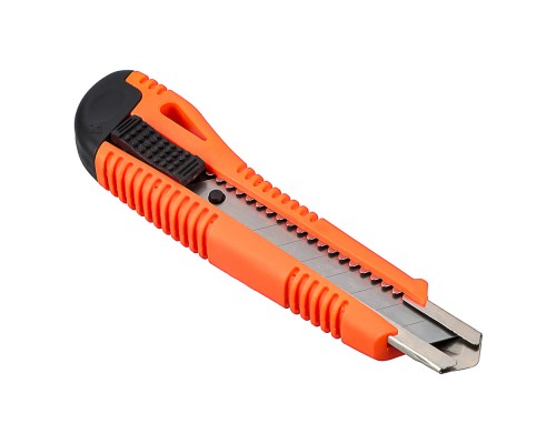 ЕРМАК/Headman Нож универсальный 18мм, метал.направ.,Autolock, +запасное лезвие, блистер