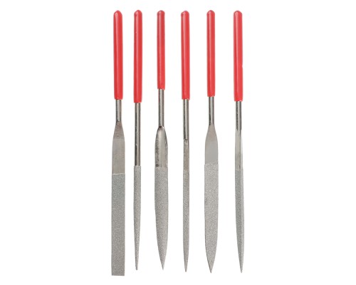 РОКОТ Набор надфилей алмазных 6шт,размер 5x180мм, блистер