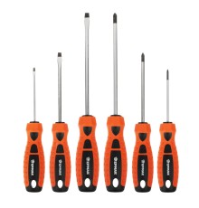 ЕРМАК Набор 6 отверток (PH2x150, SL6x150, PH1x100, SL5x100, PH0x75, SL3x75)