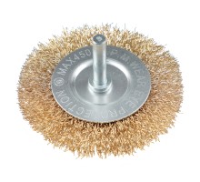 ЕРМАК Щетка металл. со шпилькой для дрели 75мм, плоская