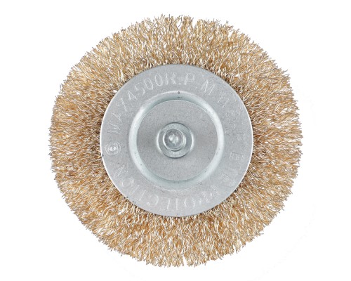 ЕРМАК Щетка металл. со шпилькой для дрели 75мм, плоская