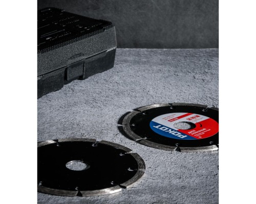 РОКОТ Диск алмазный отрезной сегментный 125х22,2мм (мокрая и сухая резка) бетон,кирпич,известняк.