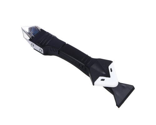 ЕРМАК Скребок-шпатель для удаления, выравнивания герметика, 5 сменных насадок