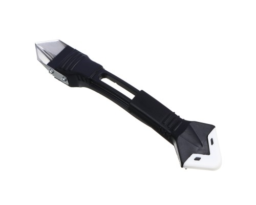 ЕРМАК Скребок-шпатель для удаления, выравнивания герметика, 5 сменных насадок