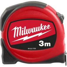 Рулетка Milwaukee COМPACT Slim 3м / ширина 16 мм  (Арт. 48227703)