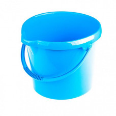Ведро пластмассовое круглое 12 л, голубое Elfe