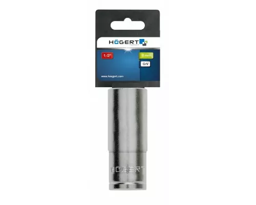 Торцевая головка шестигранная 1/2“, глубокая, CrV,
8 мм, DIN 3124 Торцевая головка шестигранная 1/2“, глубокая, CrV,
8 мм, DIN 3124