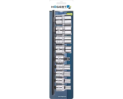 Набор торцевых головок TORX 1/4″, 3/8″, 9 шт. Набор торцевых головок TORX 1/4″, 3/8″, 9 шт.