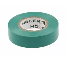 HT1P284 Изолента ПВХ 19ммх20мх0,13мм, зеленая, HOEGERT, 5902801010699 (CN)