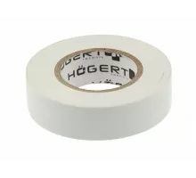 HT1P285 Изолента ПВХ 19ммх20мх0,13мм, белая, HOEGERT, 5902801010712 (CN)