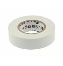 HT1P285 Изолента ПВХ 19ммх20мх0,13мм, белая, HOEGERT, 5902801010712 (CN)
